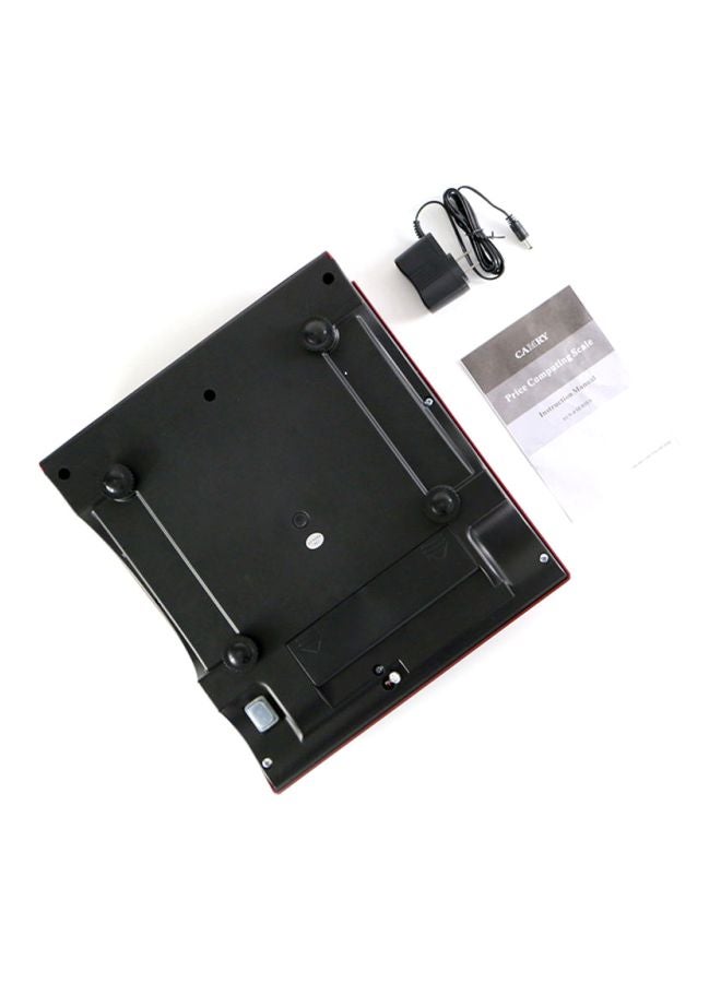 CAMRY Commercial Grocery Scale Red 13 x 4.1 x 11.8inch - Image 3