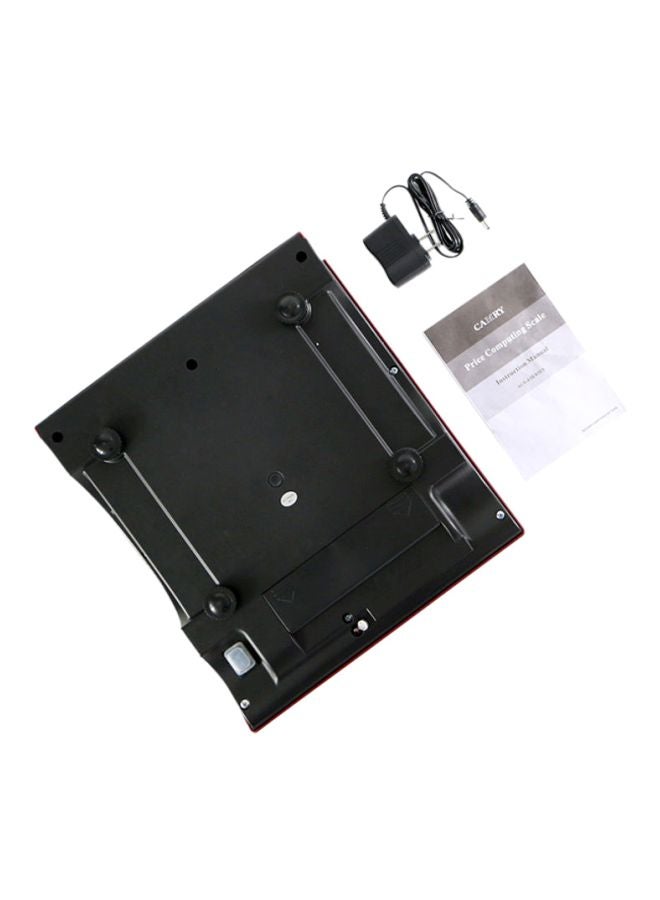 CAMRY Commercial Grocery Scale Red 13 x 4.1 x 11.8inch - Image 3