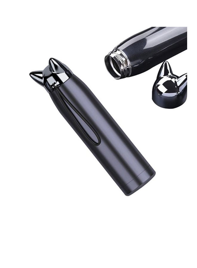 Home Concept Stainless Steel Thermal Travel Mug With Fox Shape Cover Black - Image 3