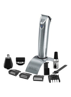 WAHL Lithium Ion+ Stainless Steel All-in-One Trimmer,9818-127 Black/Silver  - Image 3