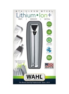 Lithium Ion+ Stainless Steel All-in-One Trimmer,9818-127 Black/Silver - v1596038575/N31750860A_3