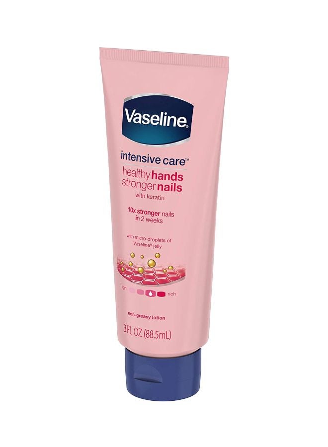 Vaseline - Pack Of 2 Intensive Care Healthy Hands Stronger Nail Lotion 177ml - Image 1