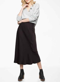 NEW LOOK Flared Midi Skirt Black  - Image 3