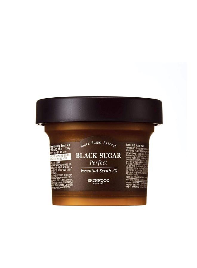 Skinfood Black Sugar Perfect Essential Scrub 2x 210grams  - Image 3
