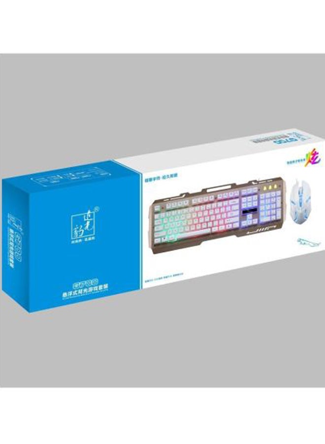 G700 USB Wired RGB Backlight Gaming Keyboard And Mouse Set