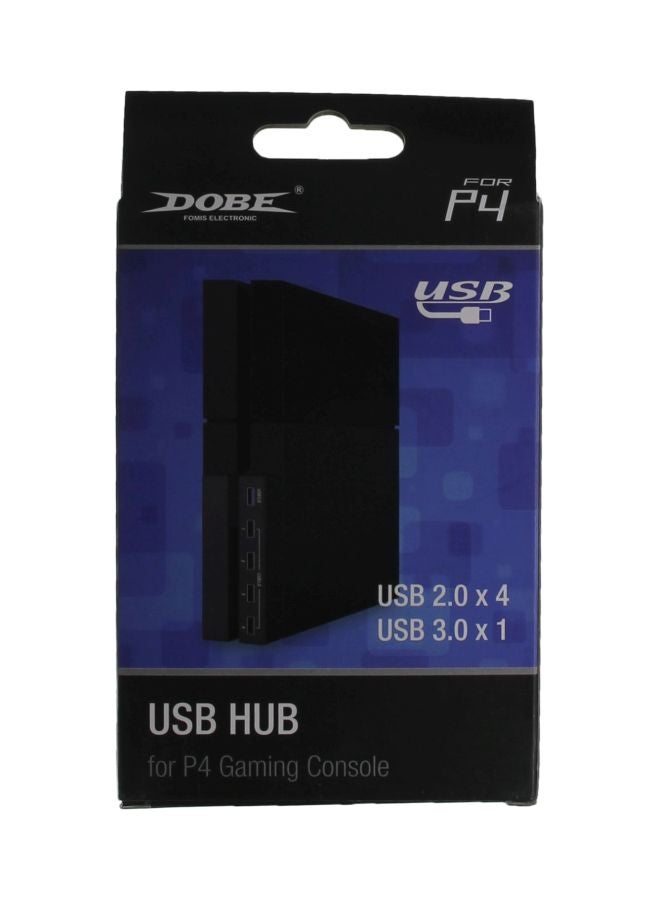 DOBE - USB Wired Hub For PlayStation 4 Black - Image 1