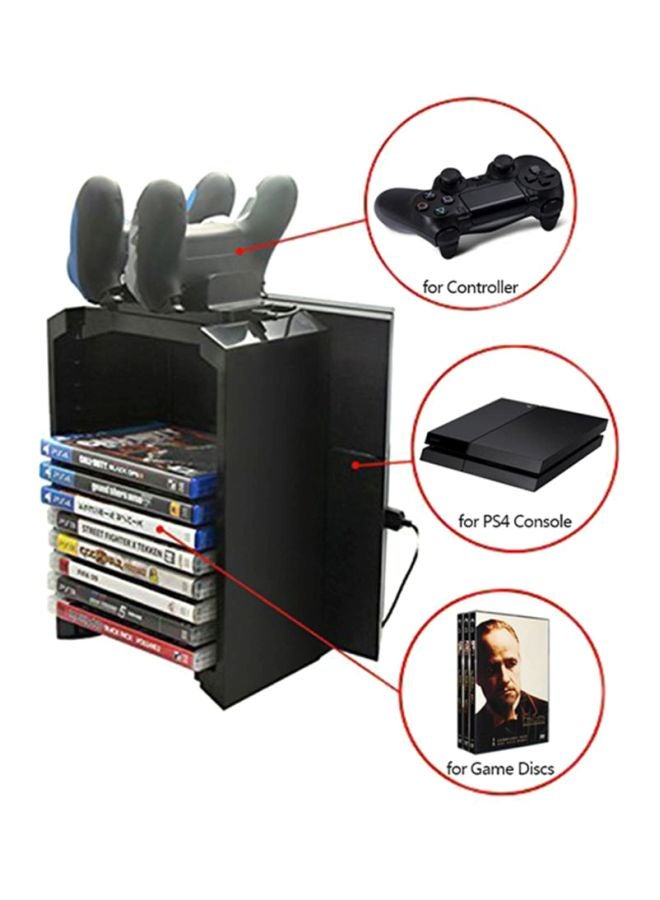 DOBE - Multifunctional Wireless Storage Stand Kit For PS4 - Image 1