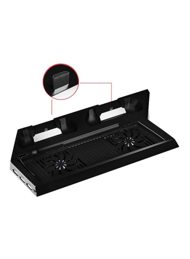 مروحة تبريد سلكية متعددة الوظائف بمنفذ USB باللون الأسود أسود - Image 5