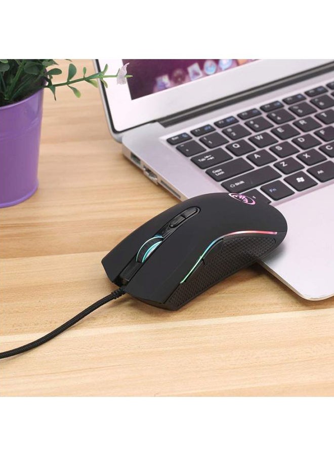 HXSJ - Wired Gaming Mouse Black - Image 1