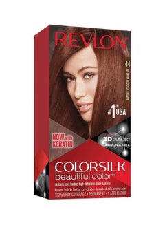 Revlon 3D Colorsilk Beautiful Color Medium Reddish Brown  - Image 3