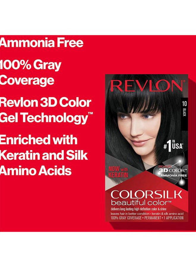 Revlon - 3D Colorsilk Beautiful Color Medium Reddish Brown - Image 1