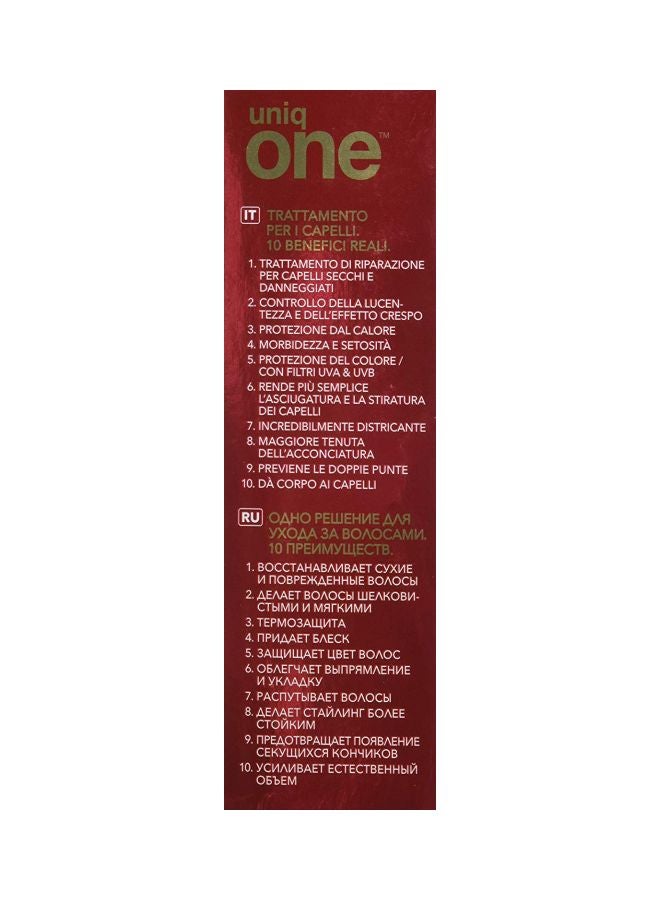 UNIQ ONE - Uniq One All In One Hair Treatment - Image 1