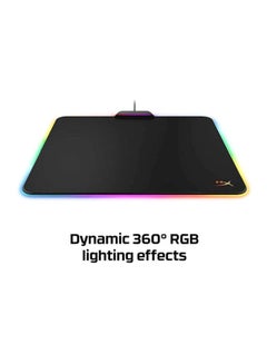 هايبركس لوحة ماوس فيري ألترا بإضاءة RGB متعددة الألوان أسود  - Image 2