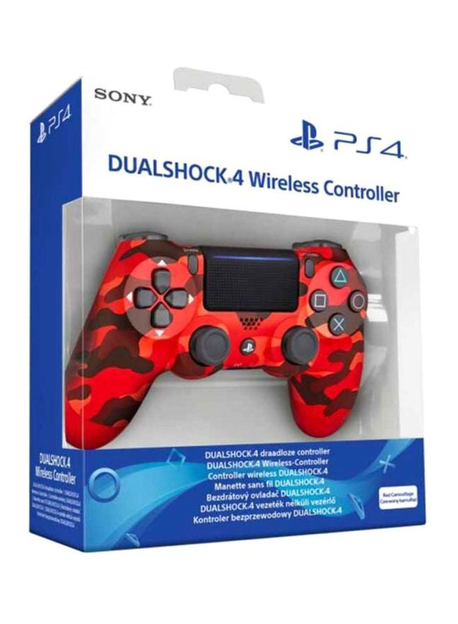 Sony - Dualshock Wireless Controller For PlayStation 4-Red Camoflage - Image 1