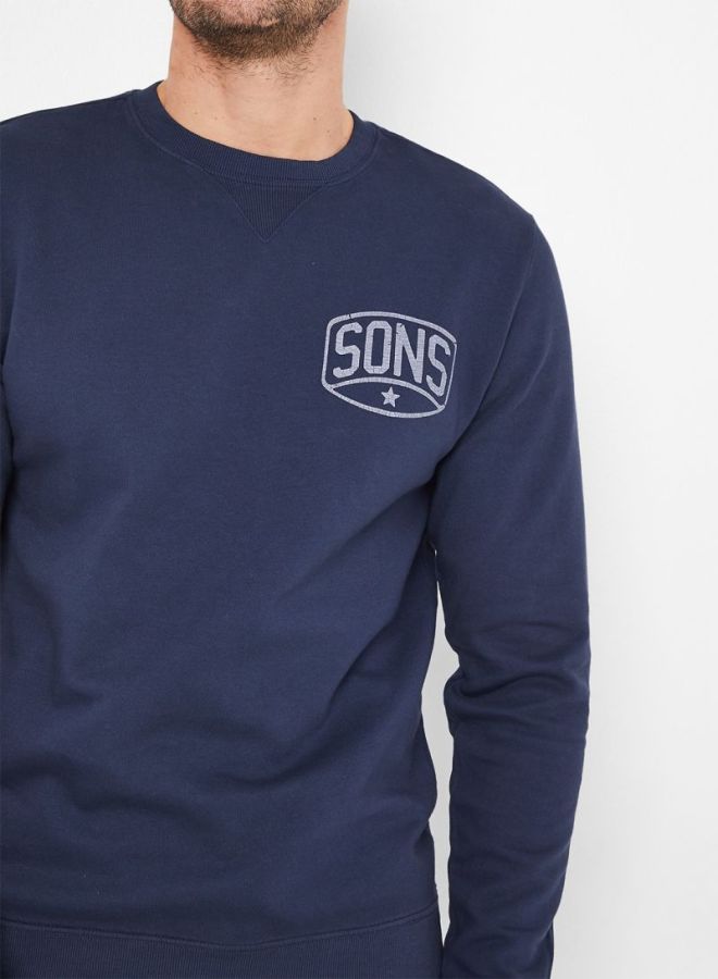 ONLY&SONS - Logo Sweatshirt Navy - Image 1