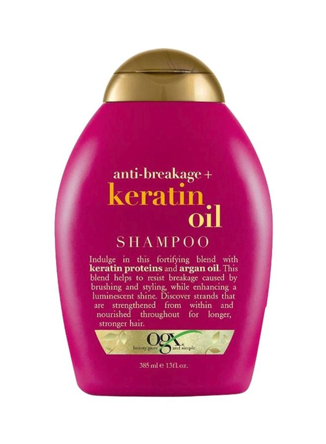 Ogx Anti-Breakage Plus Keratin Oil Shampoo 385ml - Image 2