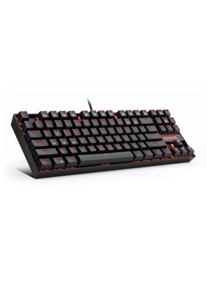 REDRAGON - K552 KUMARA Mechanical Gaming Keyboard Blue Switches Black Red LED Backlit - Image 1