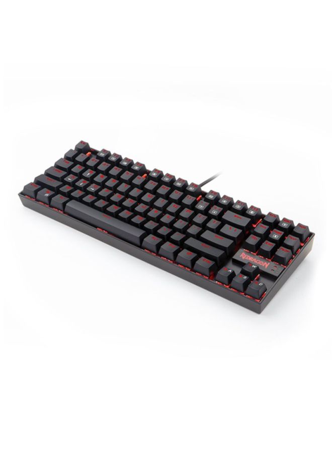 REDRAGON - K552 KUMARA Mechanical Gaming Keyboard Blue Switches Black Red LED Backlit - Image 1
