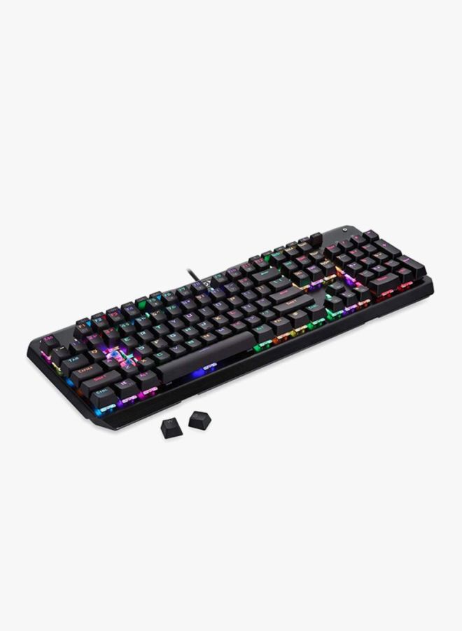 K555 INDRAH RGB Mechanical Gaming Keyboard - Blue Switches - Black