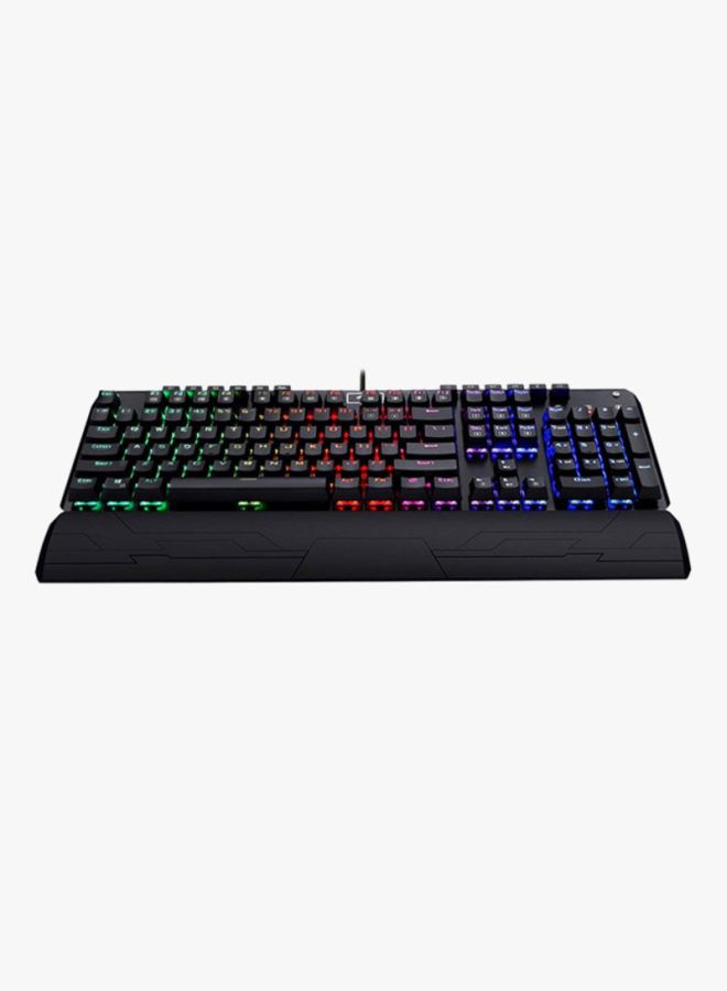 K555 INDRAH RGB Mechanical Gaming Keyboard - Blue Switches - Black