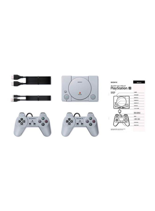سوني - وحدة تحكم PlayStation Classic مع ألعاب محملة مسبقًا ووحدتي تحكم - Image 1