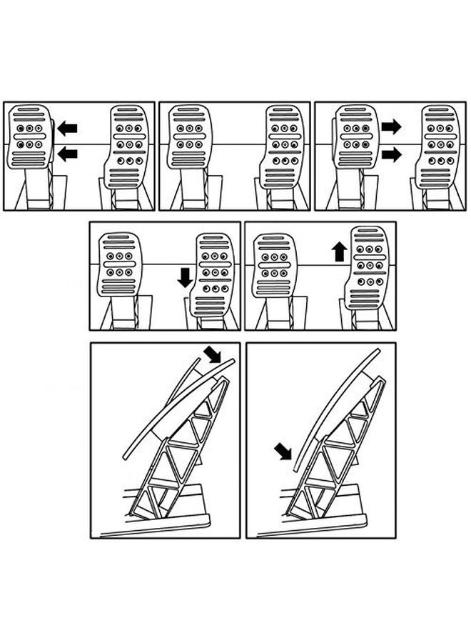 THRUSTMASTER - T3PA - 3 Pedals Wireless Add On - Image 1