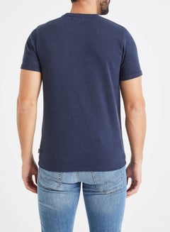 PRODUKT Rolled Sleeve T-Shirt Navy  - Image 4