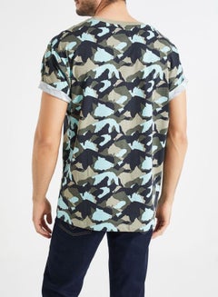 PRODUKT Allover Printed T-Shirt Multicolour  - Image 4