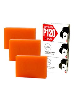 kojie.san Pack of 3 Skin Lightning Soap Orange Orange 3 x 65grams  - Image 2