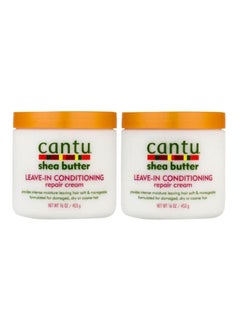 Cantu Pack Of 2 Shea Butter Leave-In Conditioning Repair Cream 906grams  - Image 2