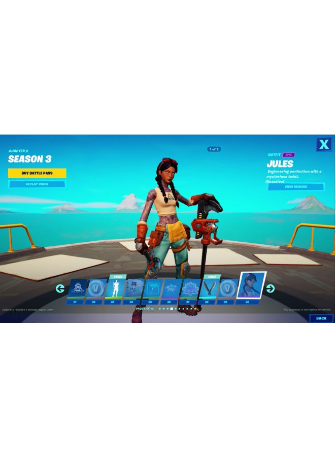 سوني - جهاز بلايستيشن 4 سليم سعة 500 جيجابايت مع لعبة Fortnite - Image 1