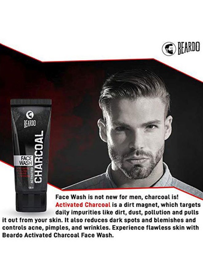 BEARDO - Activated Charcoal Face Wash 100ml - Image 1
