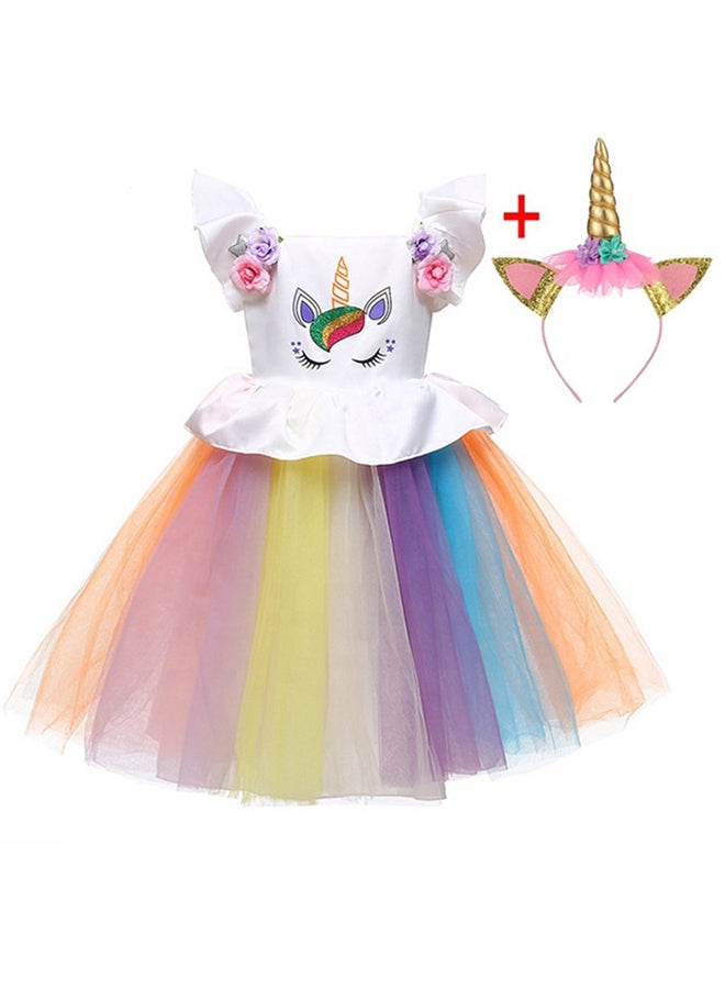 Premium Dress With Crown Multicolour - Image 1