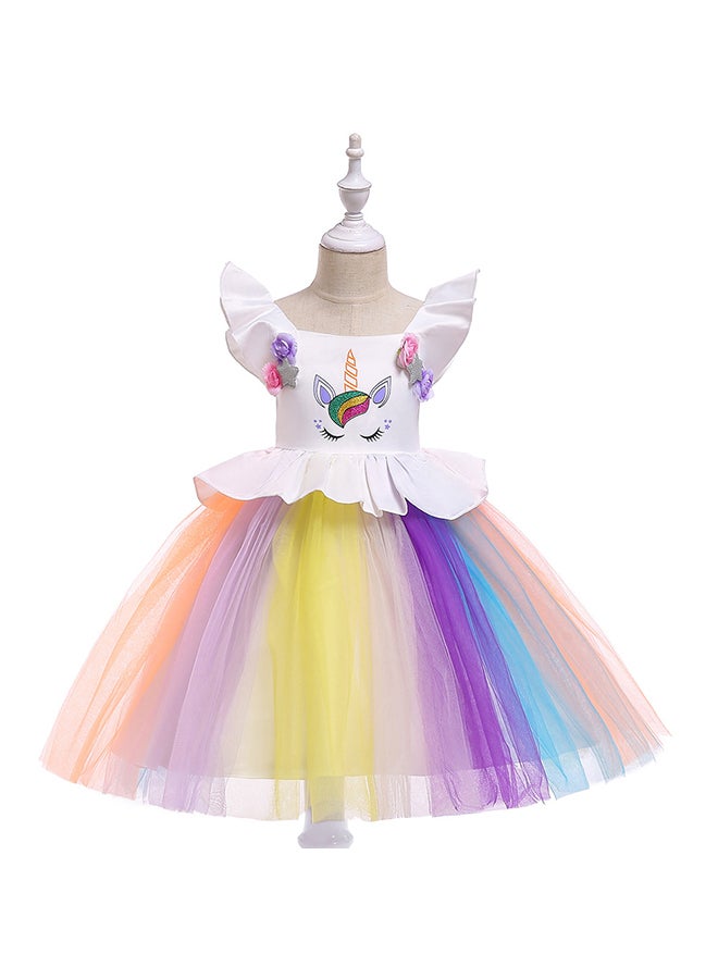 Premium Dress With Crown Multicolour - Image 3
