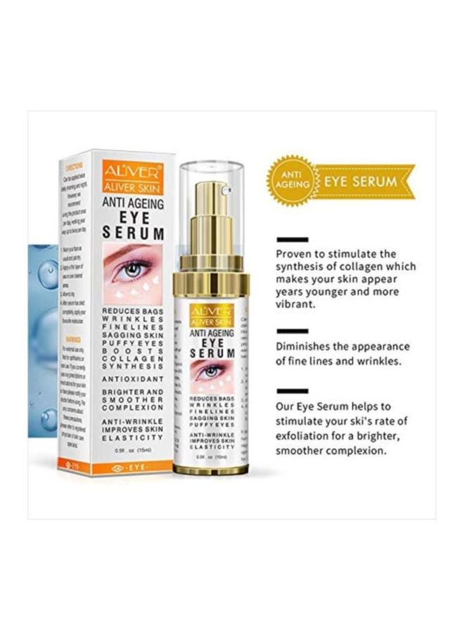 ALIVER Anti-Aging Eye Serum 15ml - Image 3