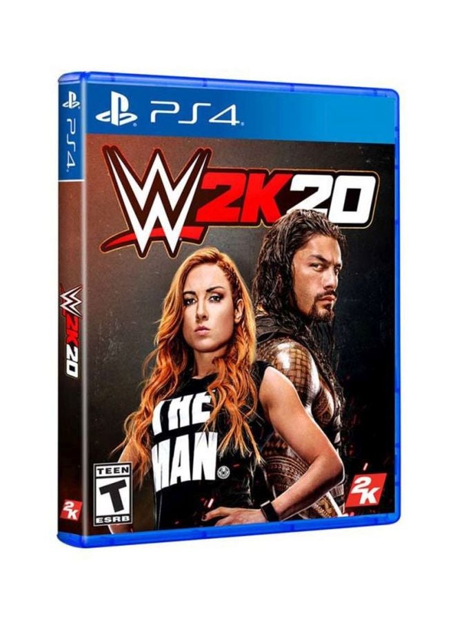 جهاز الألعاب بلايستيشن 4 سليم بسعة 500 جيجابايت مع ذراعي تحكم دوال شوك و 3 ألعاب ("FIFA 20" + "NFS Heat" + "WWE 2K20")