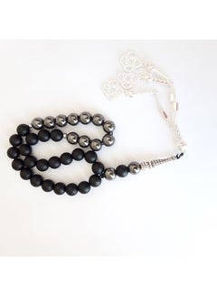 Tasbih Natural Mat Onyx and Hemitate Prayer Beads Rosary - v1596039214/N39537370A_2