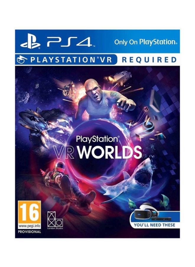 Sony - VR Worlds With PlayStation VR Headset With Camera (Intl Version) - PlayStation 4 (PS4) - Image 1