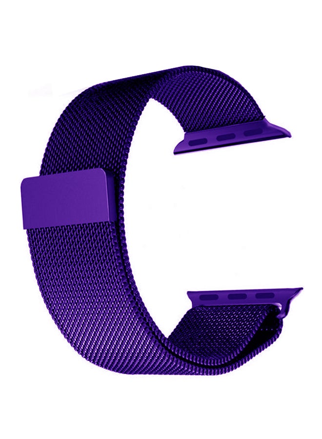 Generic - Stainless Steel Band For Apple Watch 40/38mm Purple - Image 1