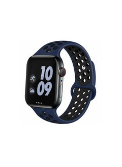 Colourful Patterns Band For Apple Watch 38/40mm Black/Blue