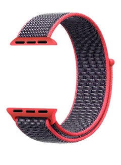 Nylon Sports Band For Apple Watch 38/40mm Grey/Pink