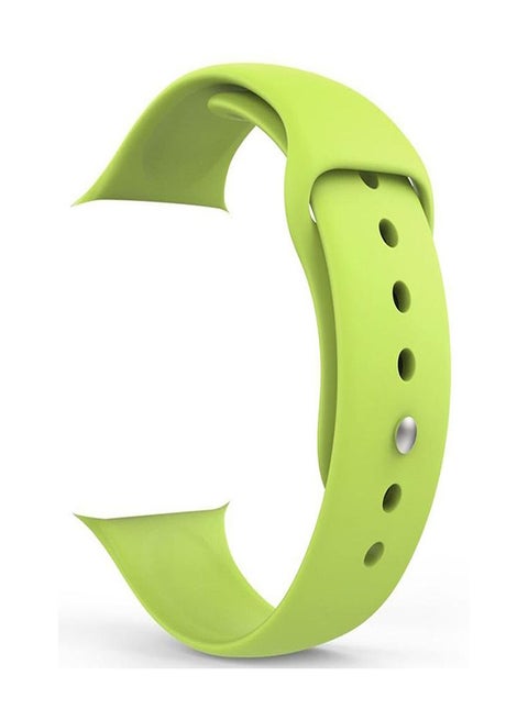 Colourful Patterns Band For Apple Watch 42/44mm Light Green