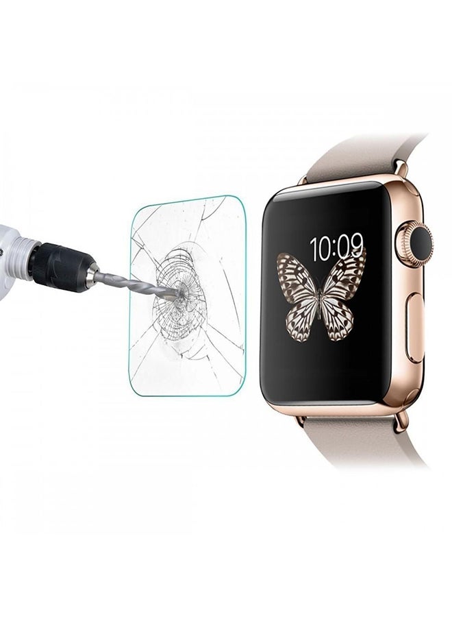 Glass Screen Protector For Apple Watch 42mm Clear  - Image 2