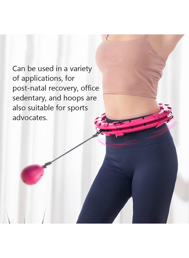 Generic Hoop Thin Waist Abdominal Exercise Loss Weights Intelligent Counting Sport Fitness Never Falling Hoop Massage Hoops 38.0x38.0x9.0cm  - Image 3