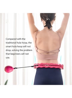 Generic Hoop Thin Waist Abdominal Exercise Loss Weights Intelligent Counting Sport Fitness Never Falling Hoop Massage Hoops 38.0x38.0x9.0cm  - Image 2
