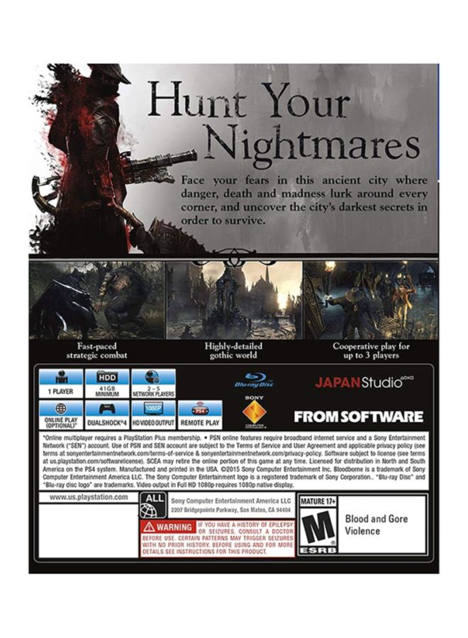 Japan Studio - Bloodborne - (Intl Version) - Action & Shooter - PlayStation 4 (PS4) - Image 1