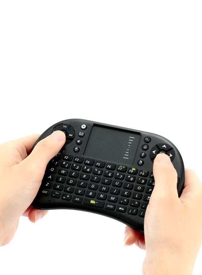 Mini USB Wireless English Version Keyboard Black - Image 2