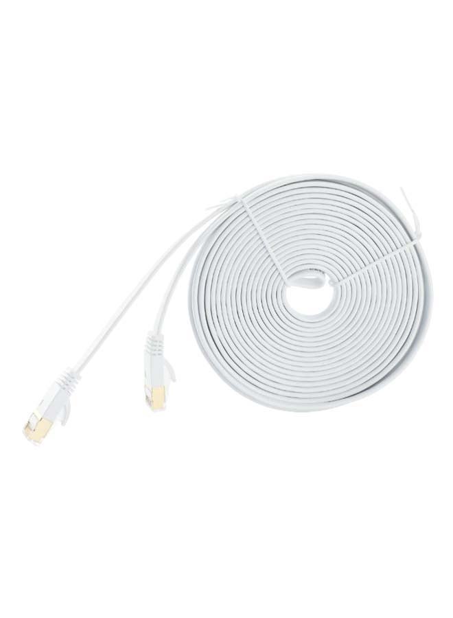 Generic RJ45 Ethernet Cable White  - Image 1