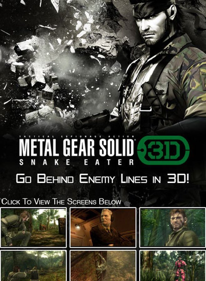 Metal Gear Solid Snake Eater 3D (Intl Version) - Action & Shooter - Nintendo 3DS