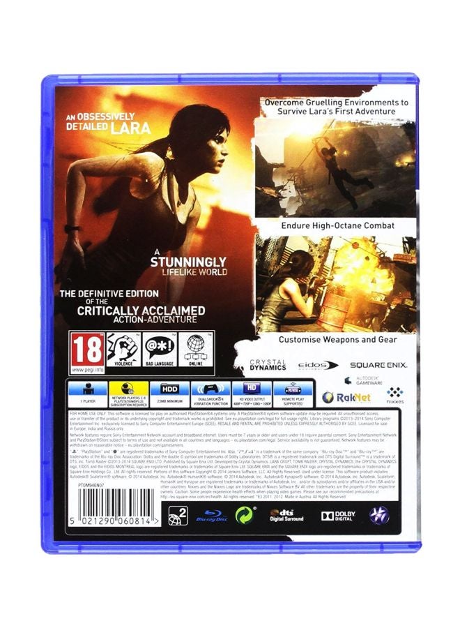 سكوير انيكس لعبة Tomb Raider (إصدار عالمي) - الأكشن والتصويب - بلاي ستيشن 4 (PS4)  - Image 2
